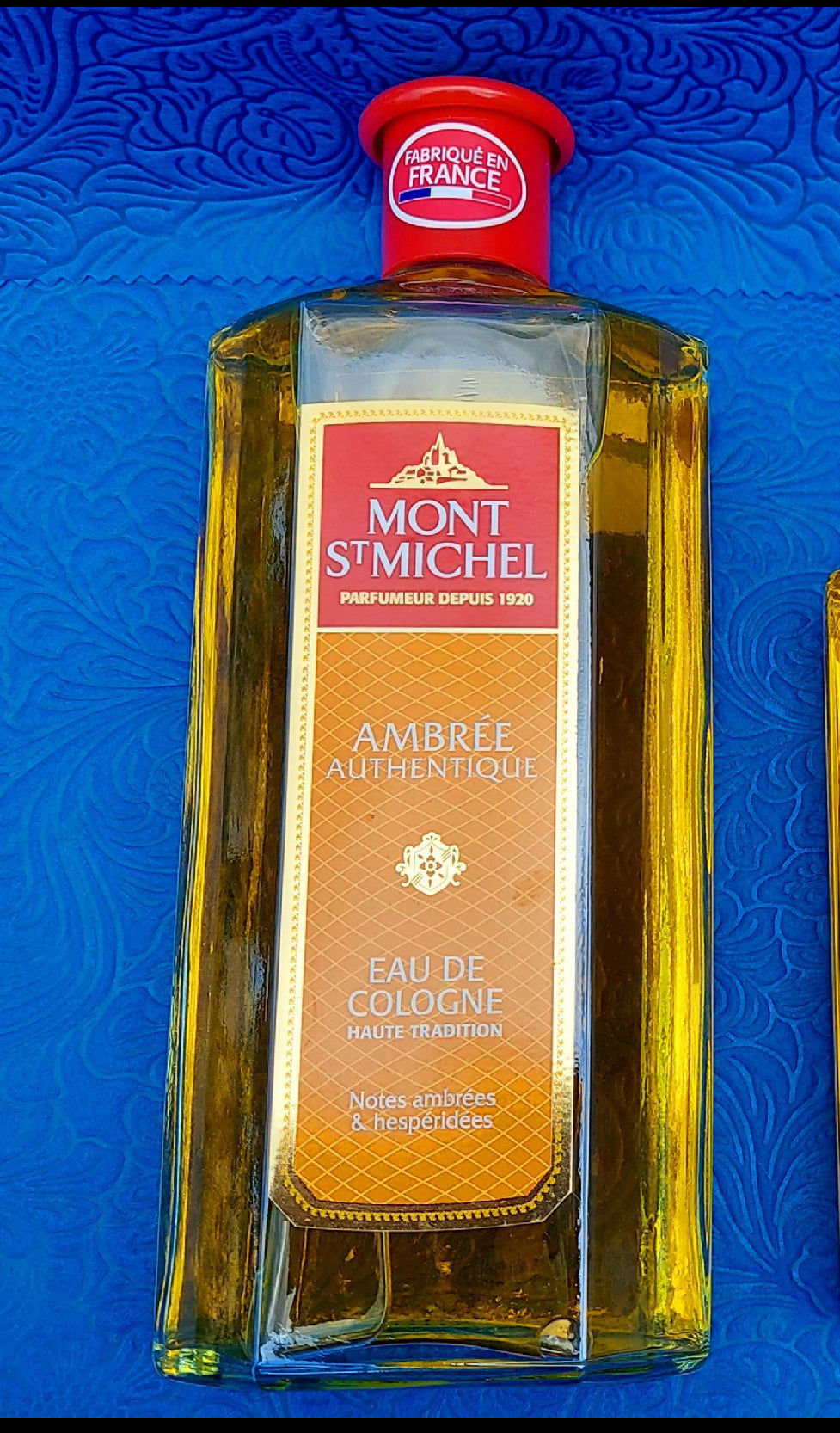 Mont St Michel - Eau de Cologne - Ambrée Authentique - Flacon 500 ml