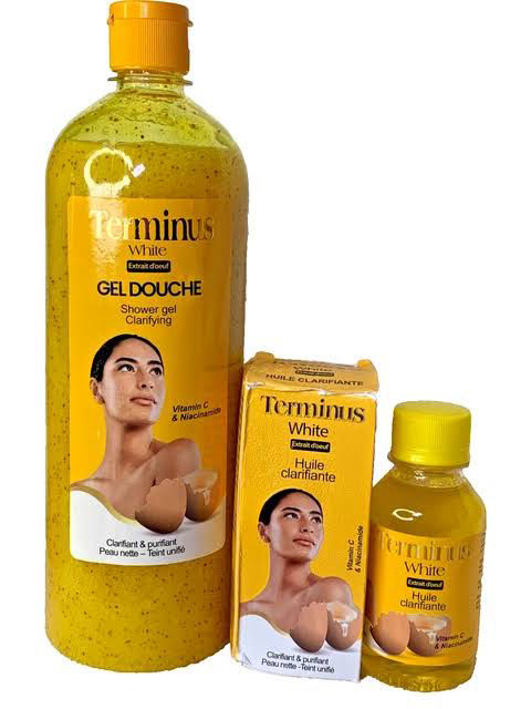 TERMINUS WHITE DUO SHOWER AND SERUM EXTRCT EGG, VITAMIN C AND NIACINAMIDE