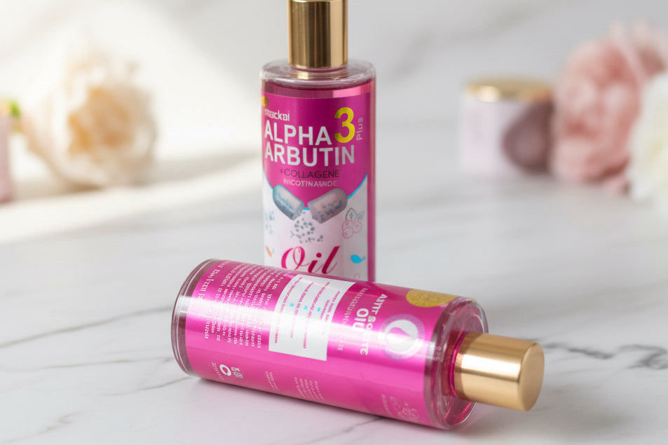 ALPHA ARBUTIN 3 PLUS LIGHTING OIL Pure Essential Oil Collagen-rich Anti-aging Da