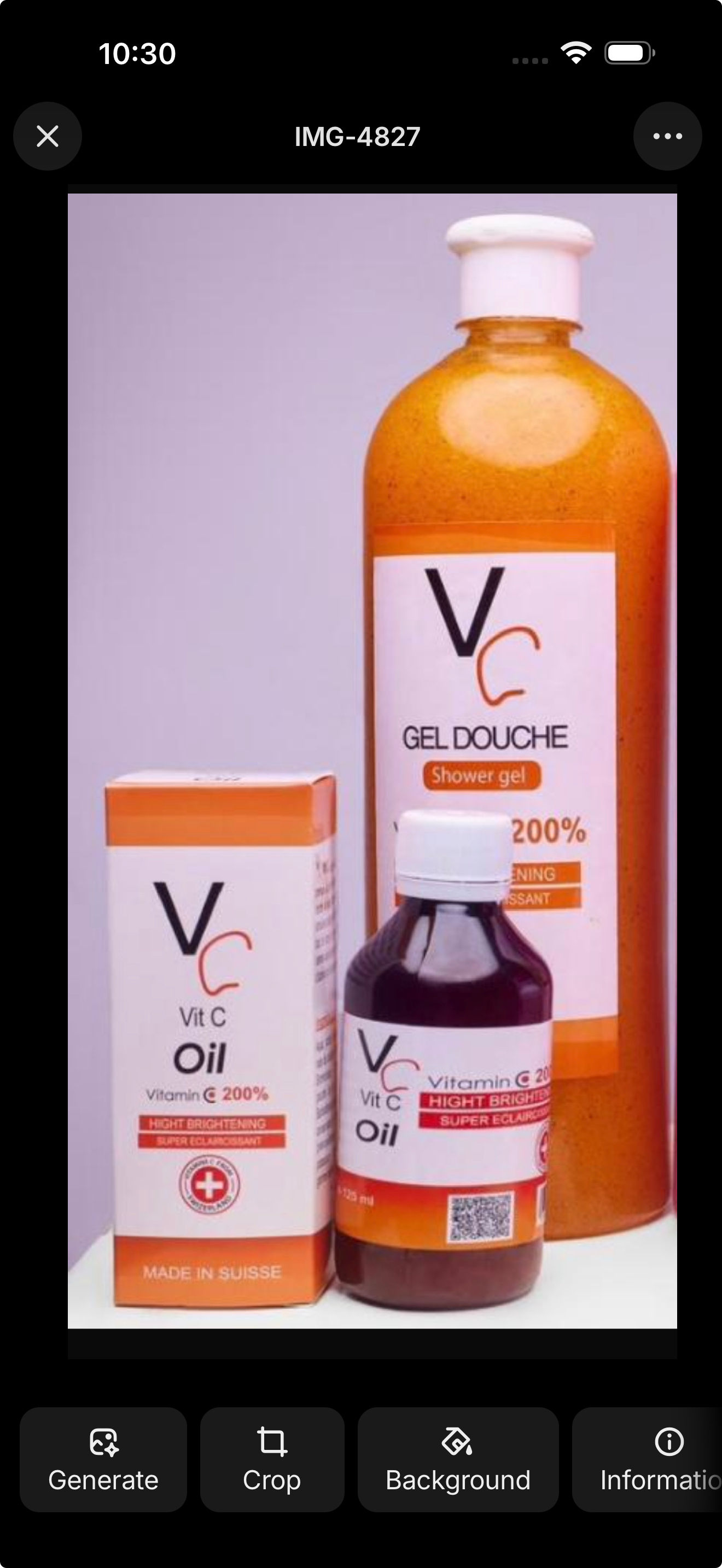 VC SHOWER GEL VITAMIN C 200% HIGHT &SERUM