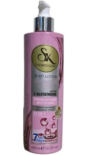 SK Duchess Glow Luminous Glow Body Lotion L Glutathione Super Lotion 480ml
