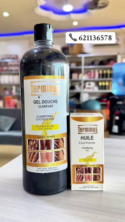 Terminus Clarifying & Anti-Stain Shower Gel – Triple Action with Collagen &serum