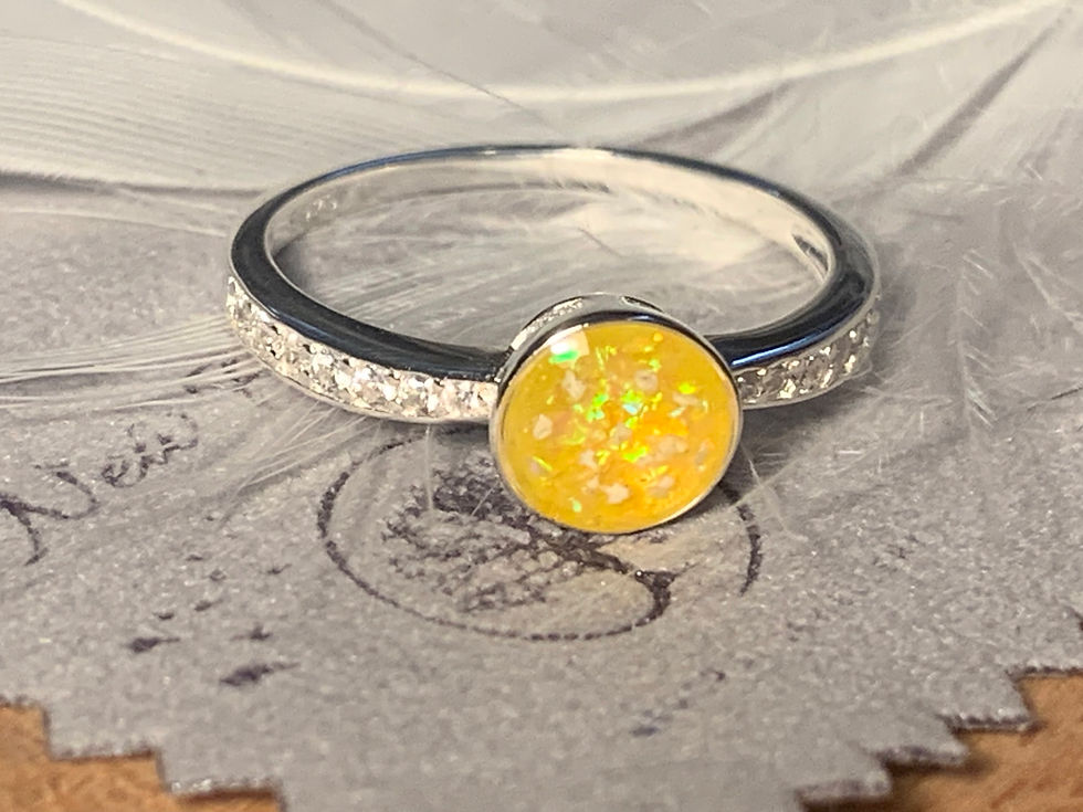 Thumbnail: ‘Grace’ 6mm stone . Swarovski Crystal shoulders