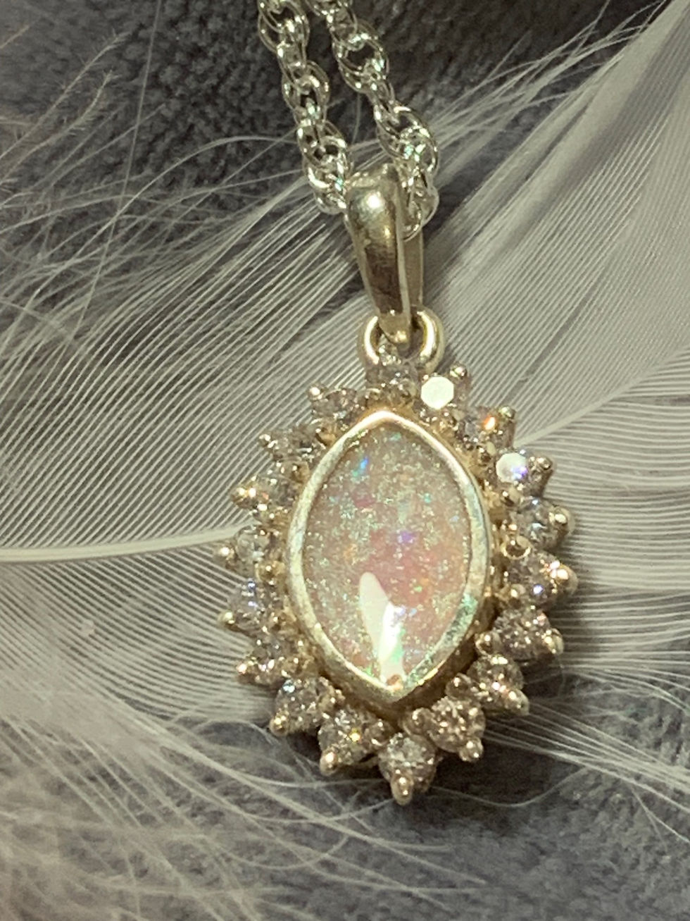 Thumbnail: Princess Marquise crystal Pendant 