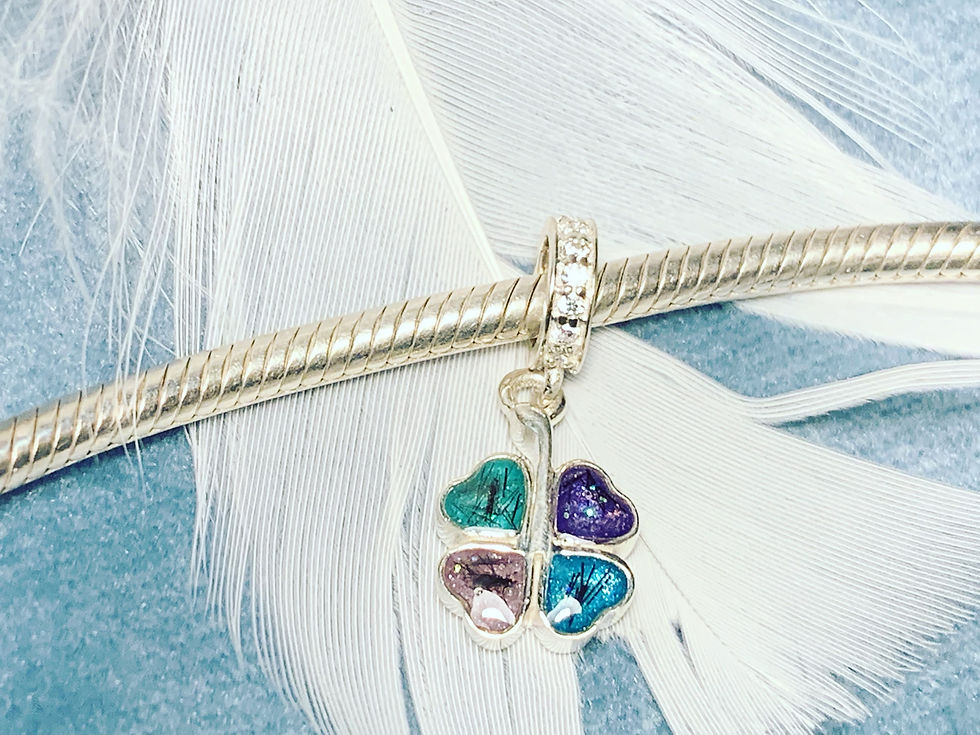 Thumbnail: Four leaf clover dangle charm 