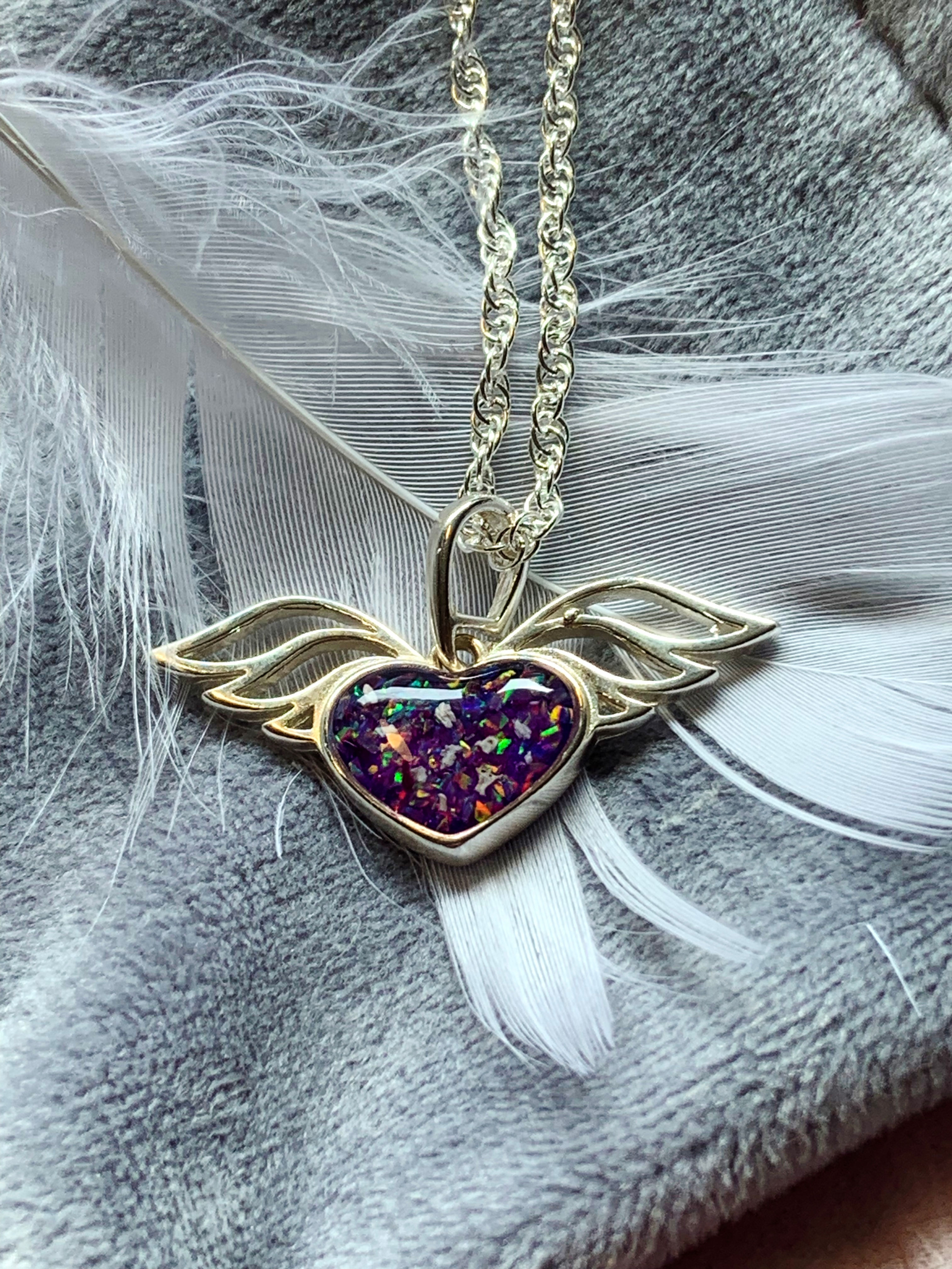 Winged Heart Pendant 
