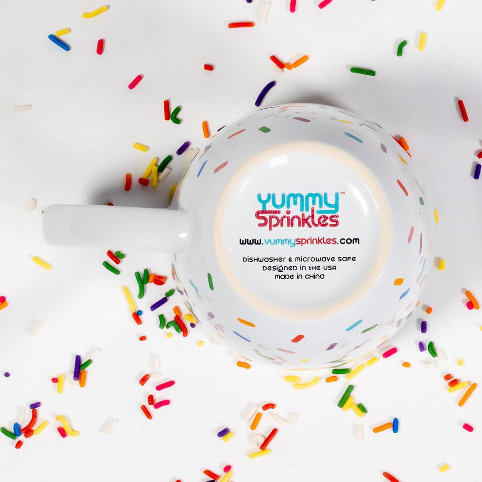 Thumbnail: Cute Coffee Mug with Rainbow Sprinkles