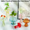 Thumbnail: Mushroom Vase, Set of 6 Colored Flower Vase