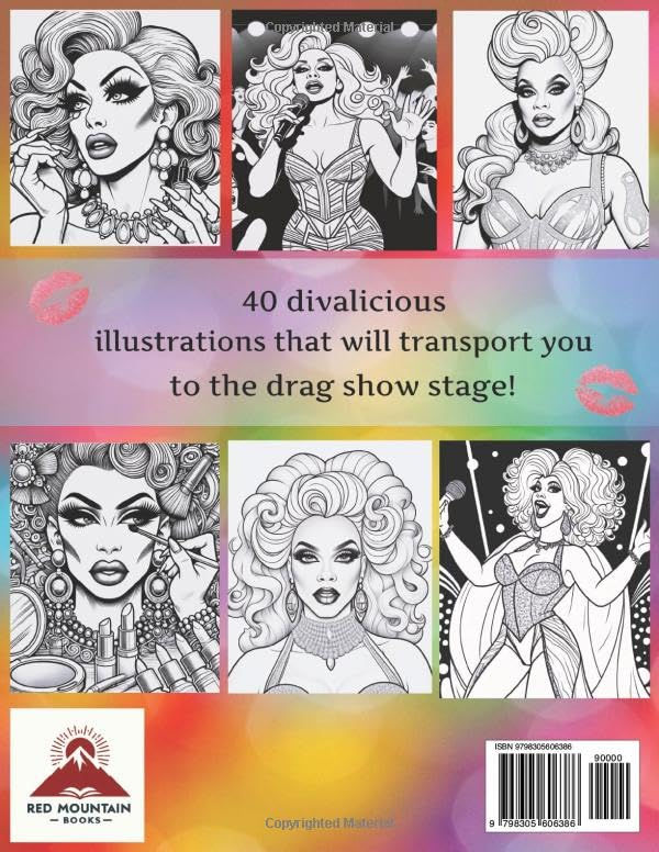 Thumbnail: Color Your Pride: A Drag Queen and Drag Show Coloring Book