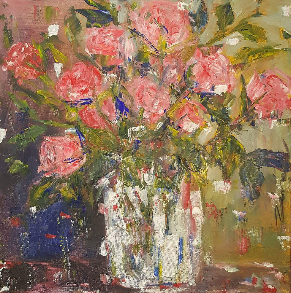"Pink roses"