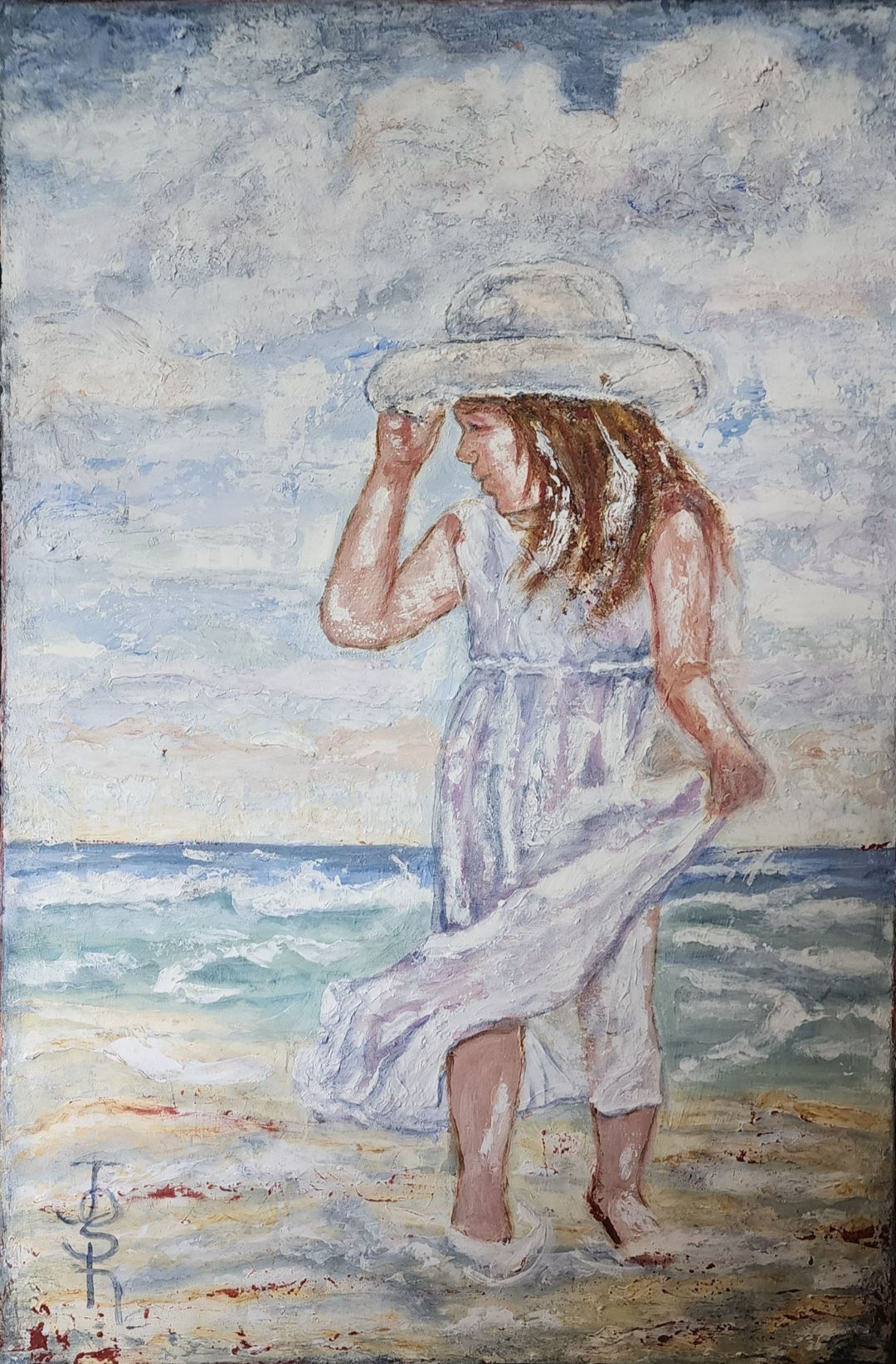 "On the beach" 60 x 40cm