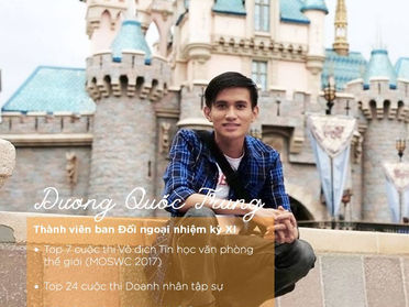 Khi chất CAM tỏa sáng - Anh Dương Quốc Trung