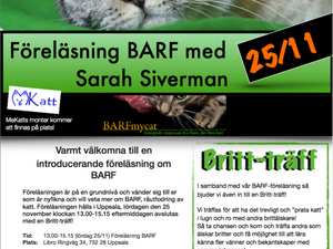 Boka lördagen den 25 november, 2017!
