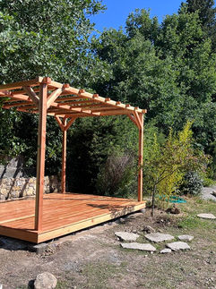 Pergola végétalisée bois sur mesure - Monaco - Alpes Maritimes