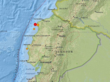 Réplica de 6,1 de magnitud sacude la costa norte de Ecuador