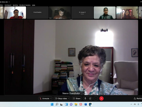 Guest Lecture: Prof. (Dr.) Neera Chandhoke on "Why Secularism?"
