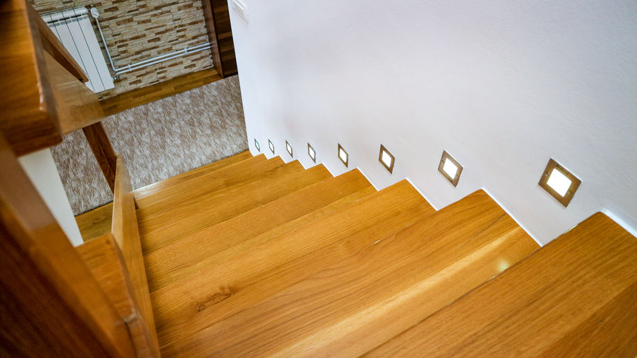 Stairs from upper floor