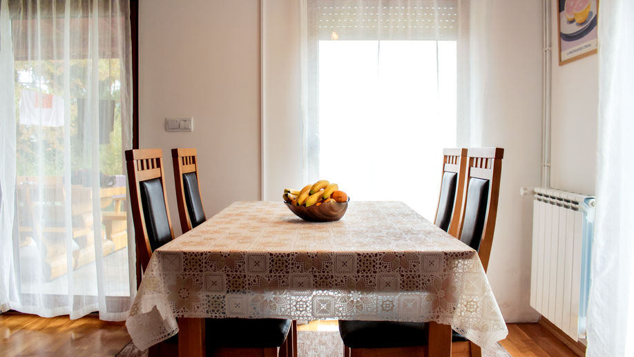 Dining table for six