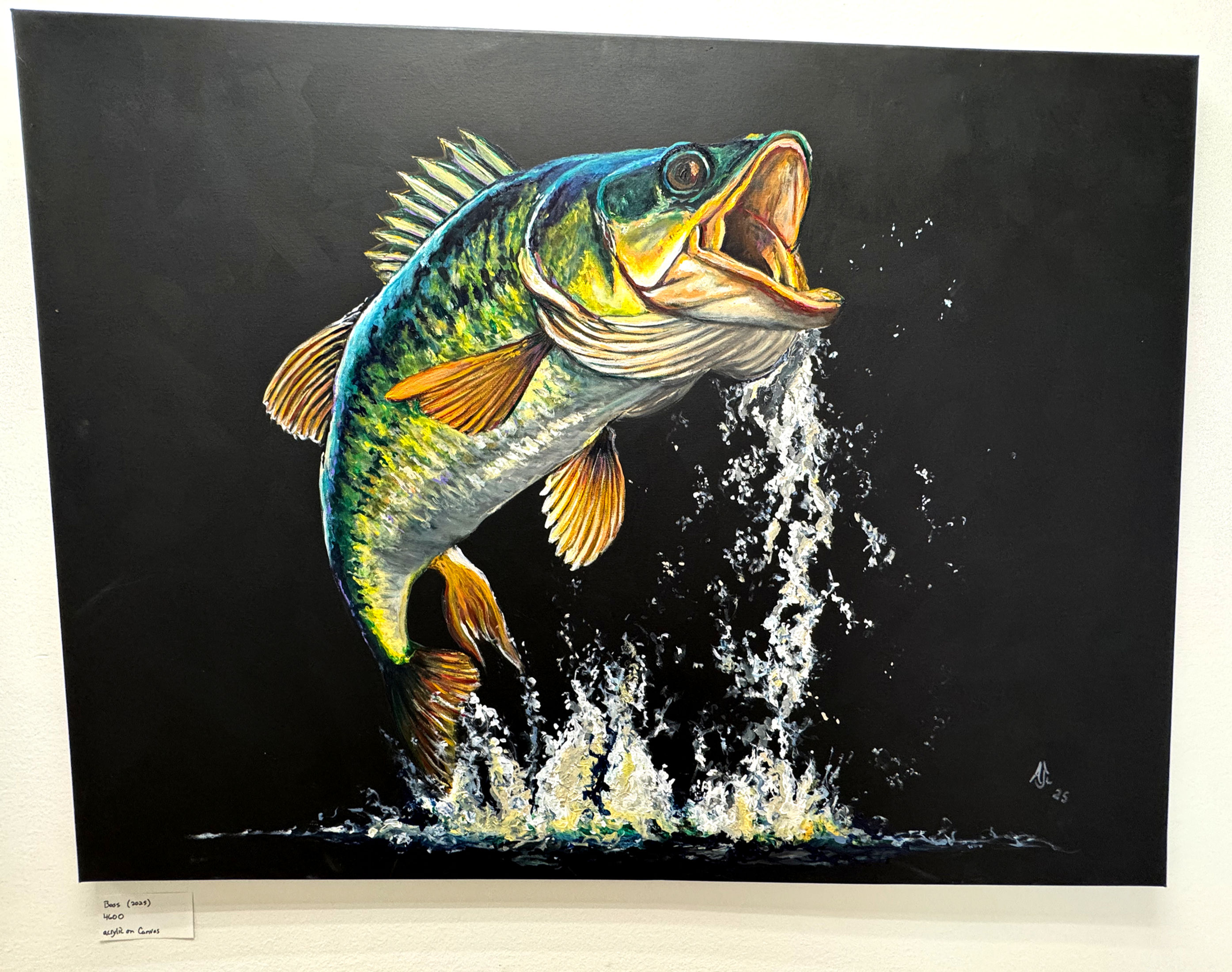 'Bass' Acrylic on Canvas