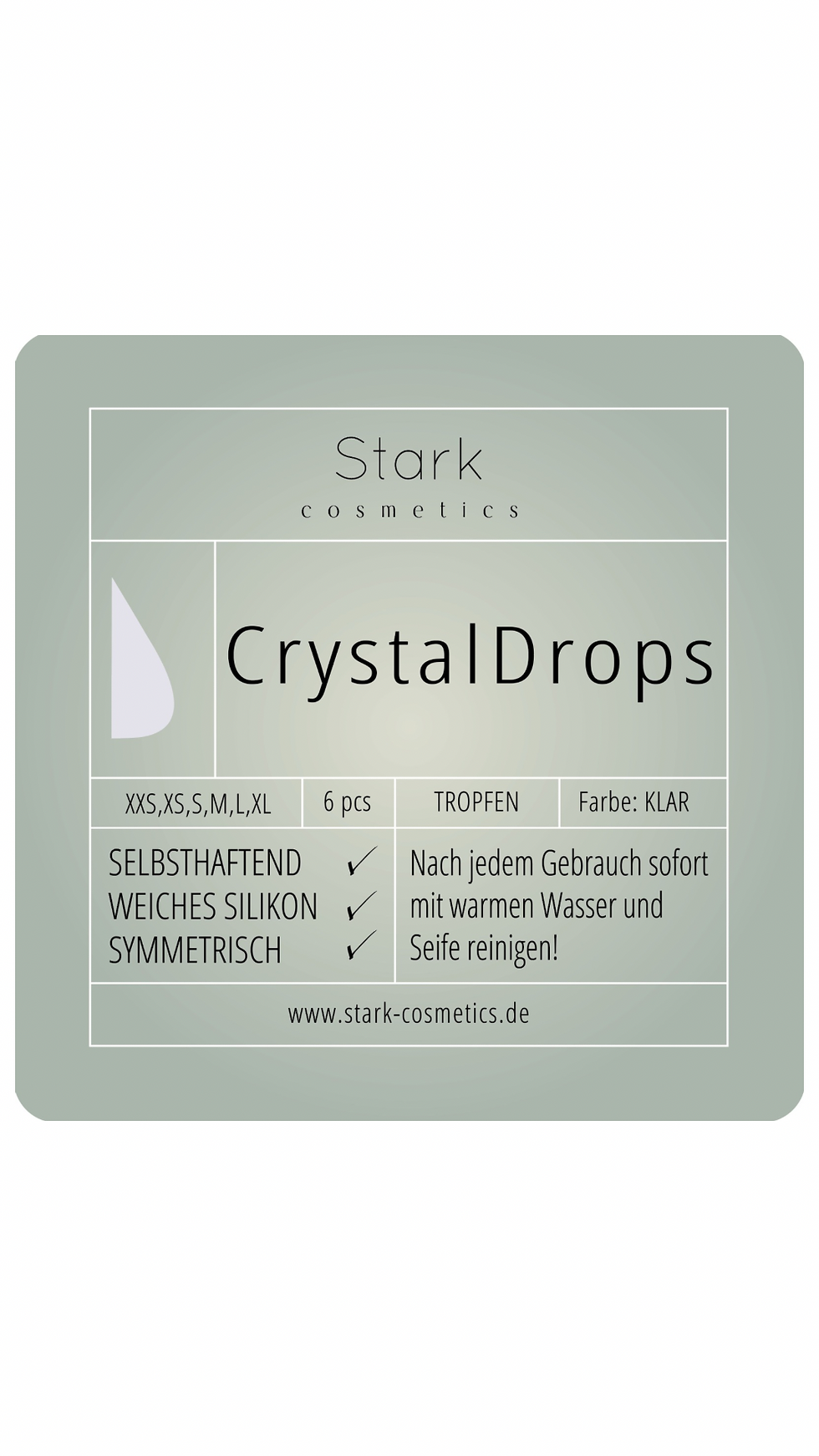 Miniaturbild: CRYSTALDROPS SILIKONPADS