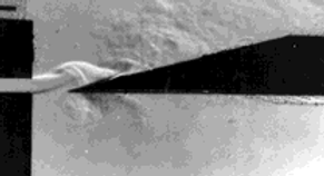 phénomène d'une flûte canal d'air