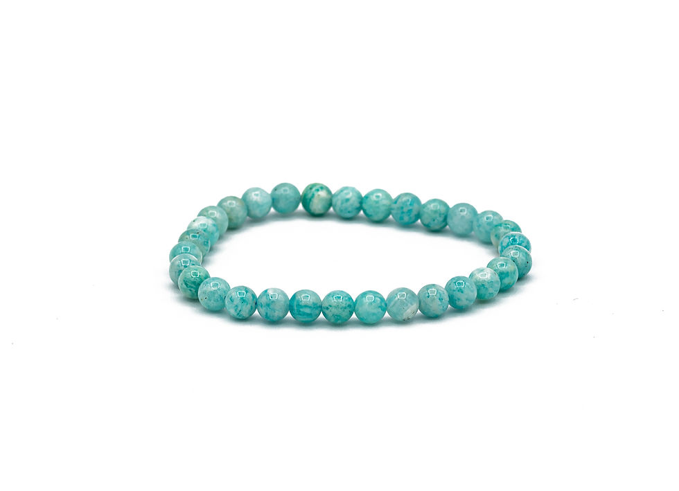Miniature : Bracelet en perles naturelles d'amazonite