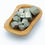 Miniature : Pierres roulées de pyrite naturelle