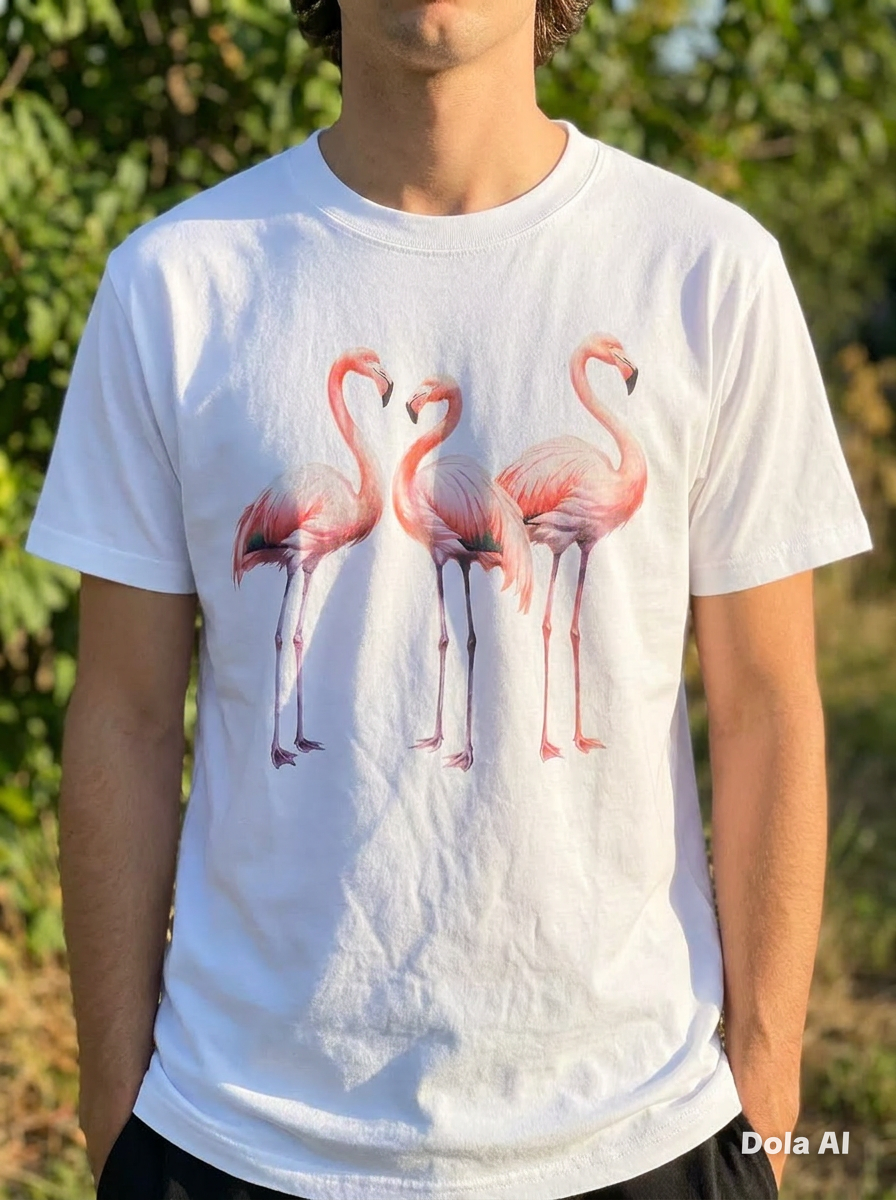 Thumbnail: 3 Flamingos T Shirt 