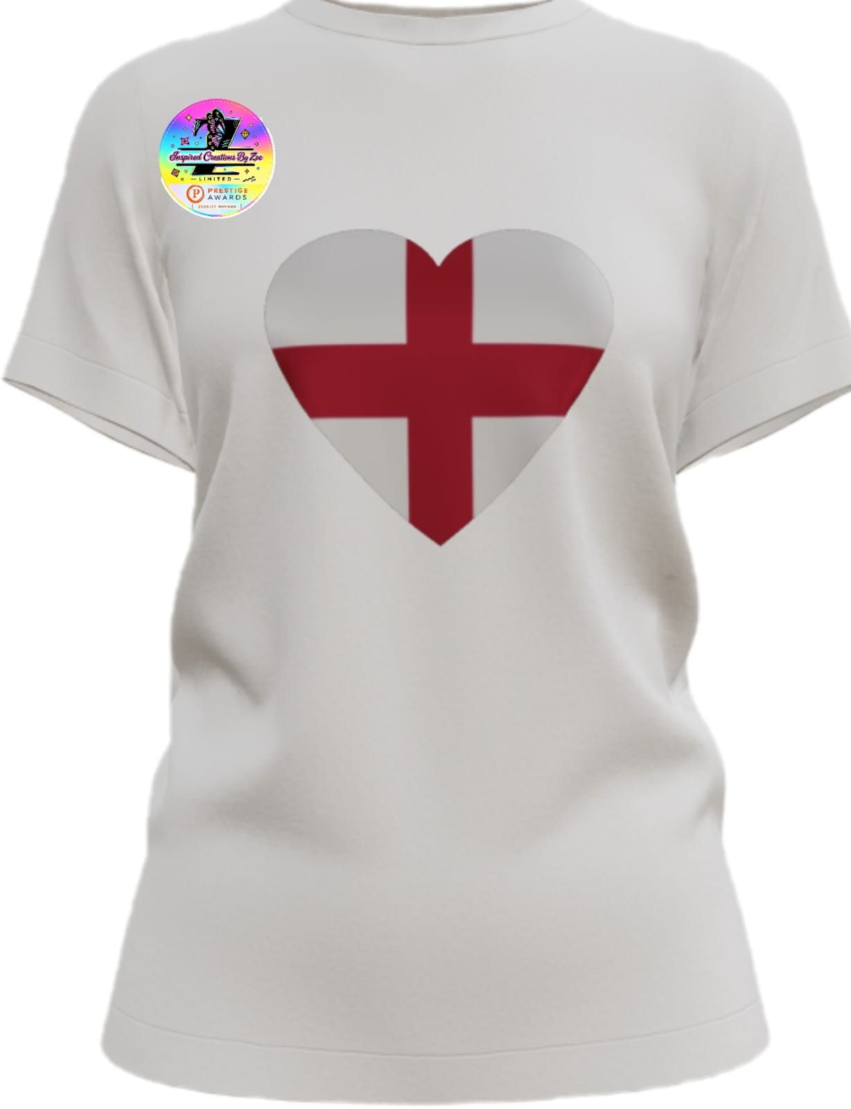 English Heart Flag T-shirt