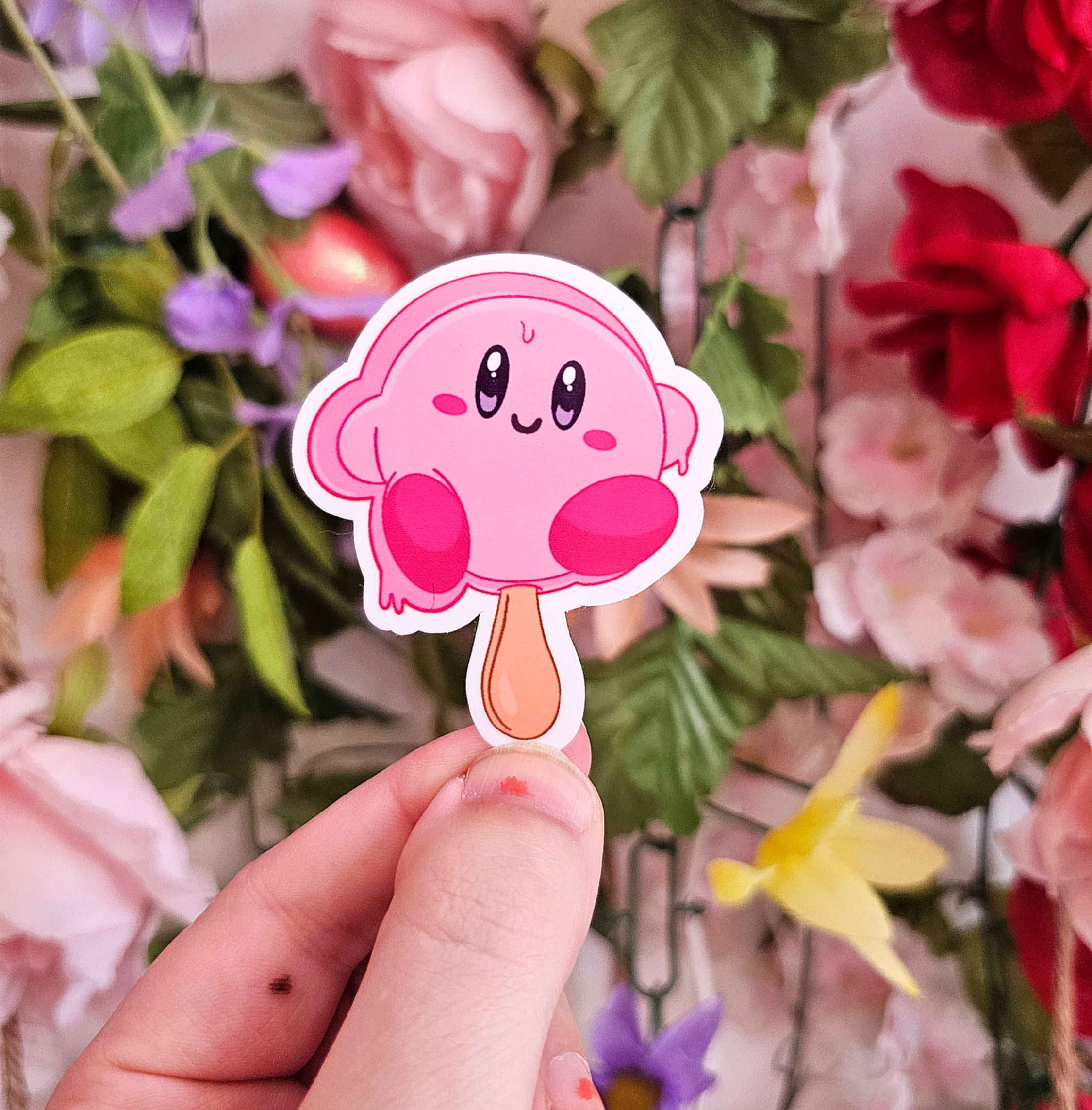 Kirby Popsicle Sticker