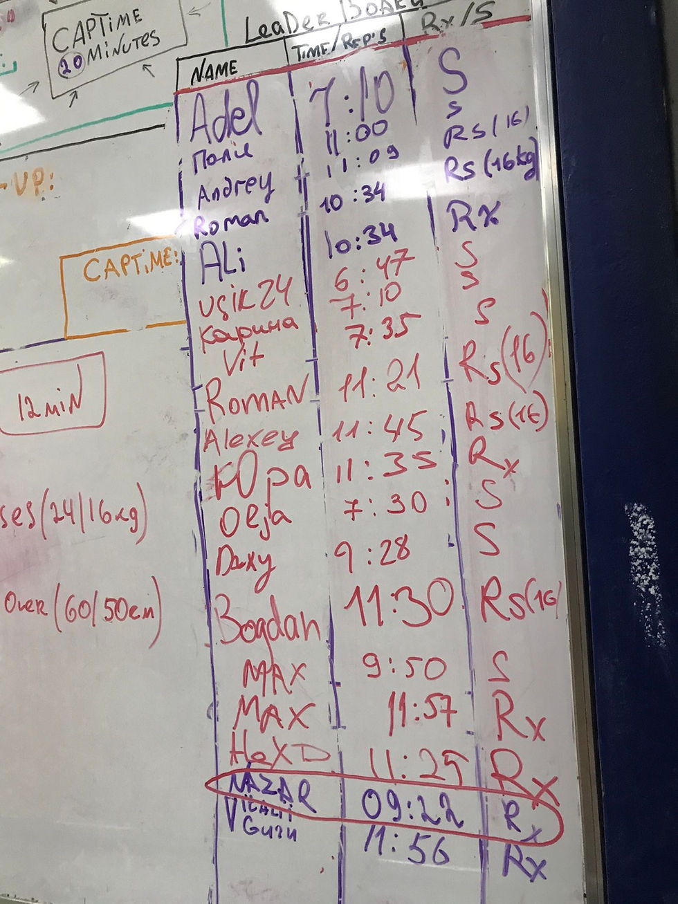 WOD: #200304 "YOD CF Glory 4.1" 