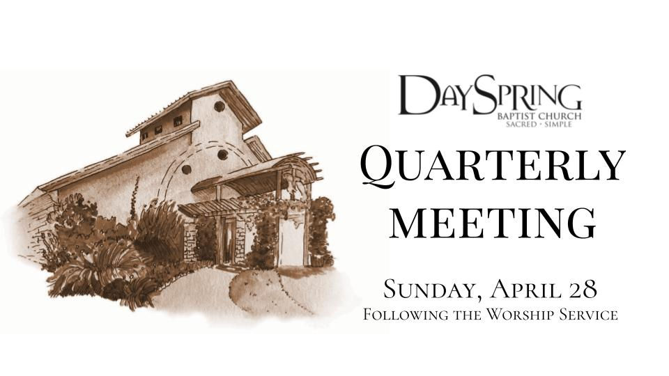 Quarterly Meeting