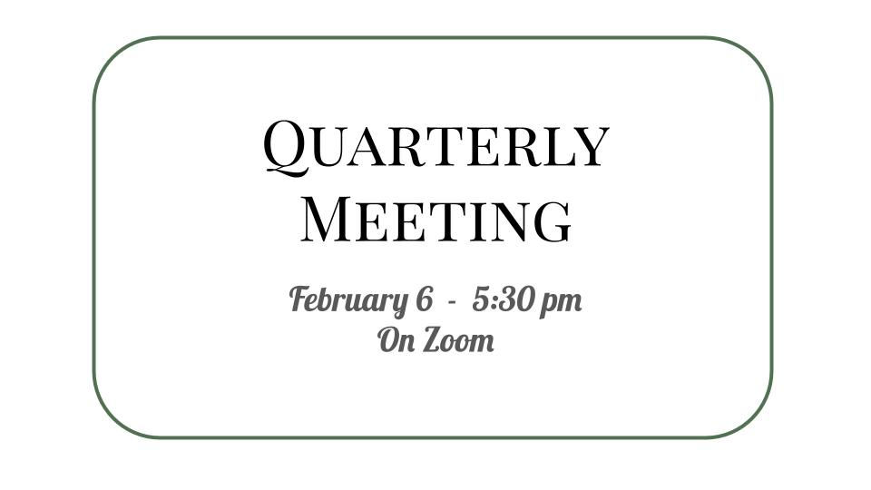 Quarterly Meeting