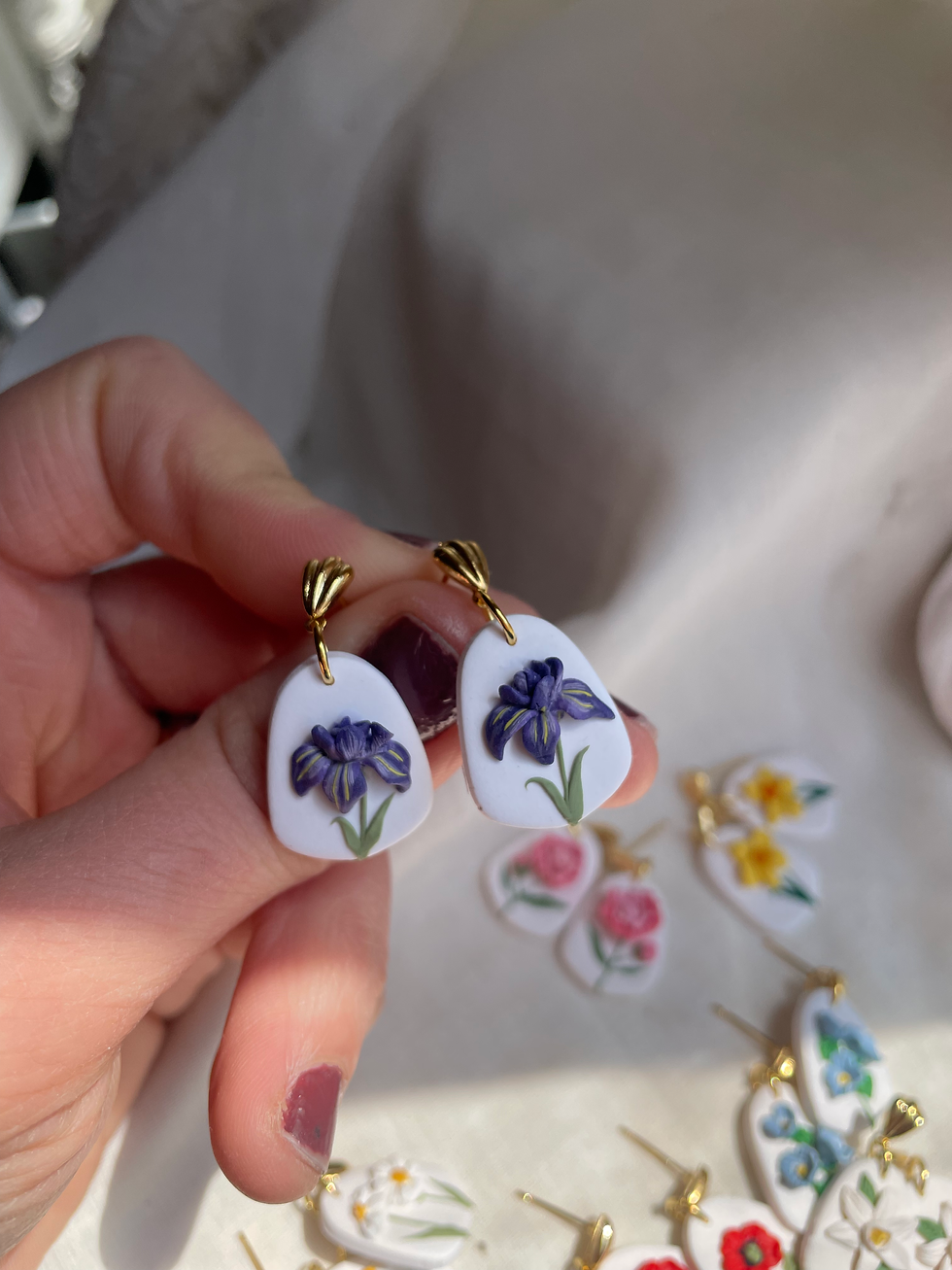 Thumbnail: Iris dangles - February flower