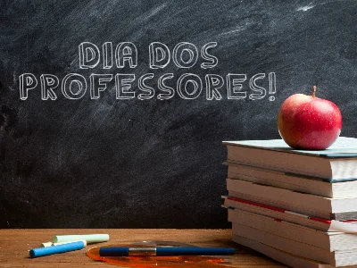lousa escrita dia dos professores