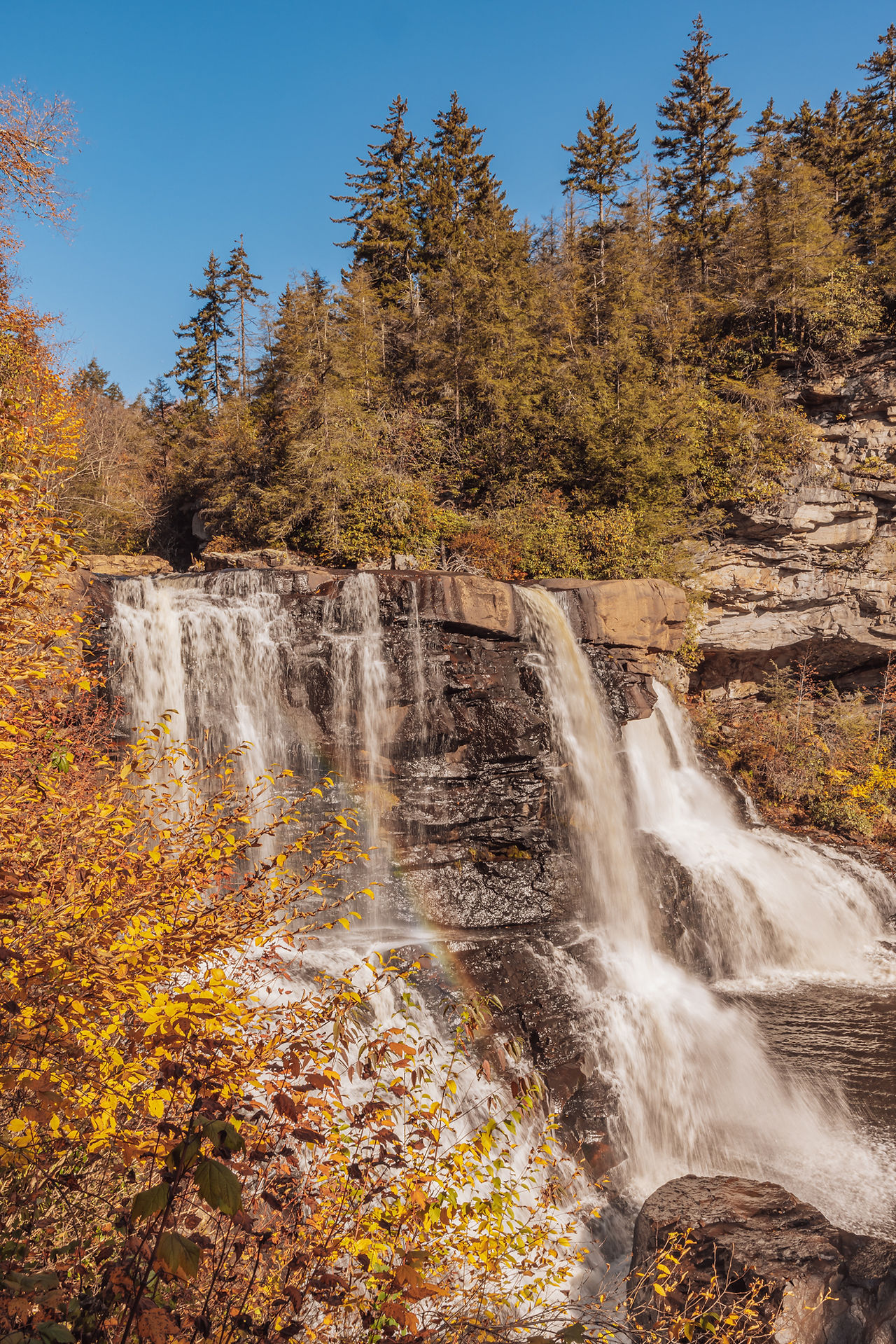 black waterfall state park