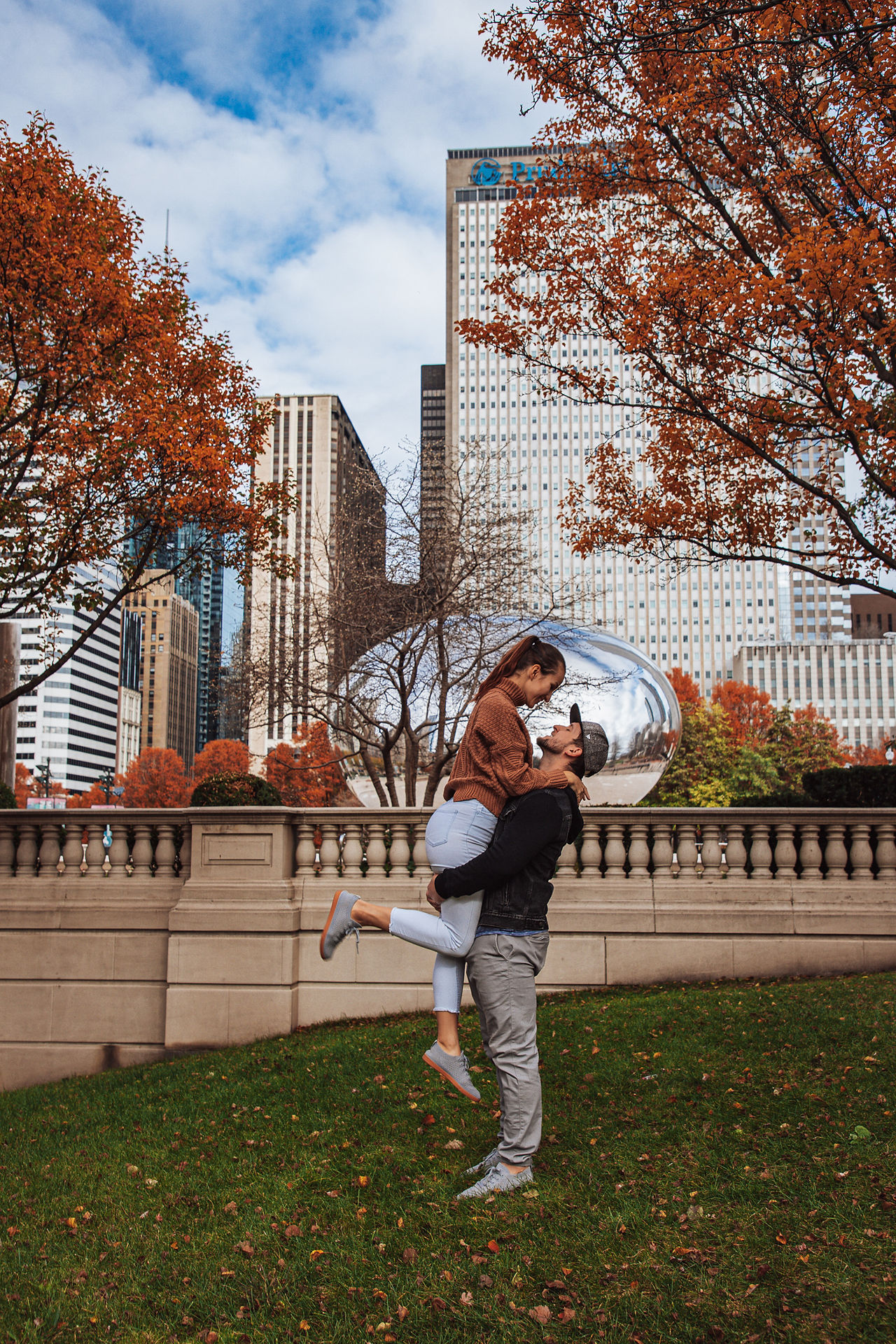 Visiting Chicago. Millennium Park