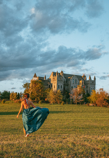 large castle outside of chicago