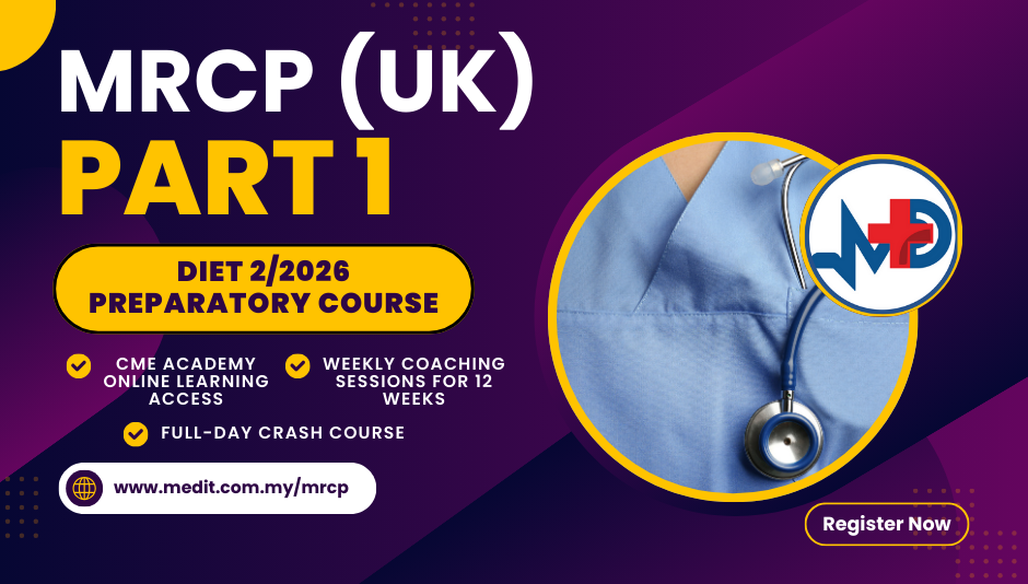 MRCP (UK) PART 1 & MedEx Preparatory Program Diet 2/26