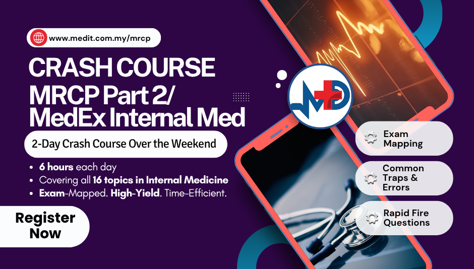 Crash Course - MRCP (UK) PART 2 & MedEx Diet 2/2026