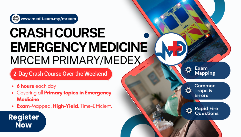 Crash Course Emergency Medicine - MRCEM Primary/MedEx 2026