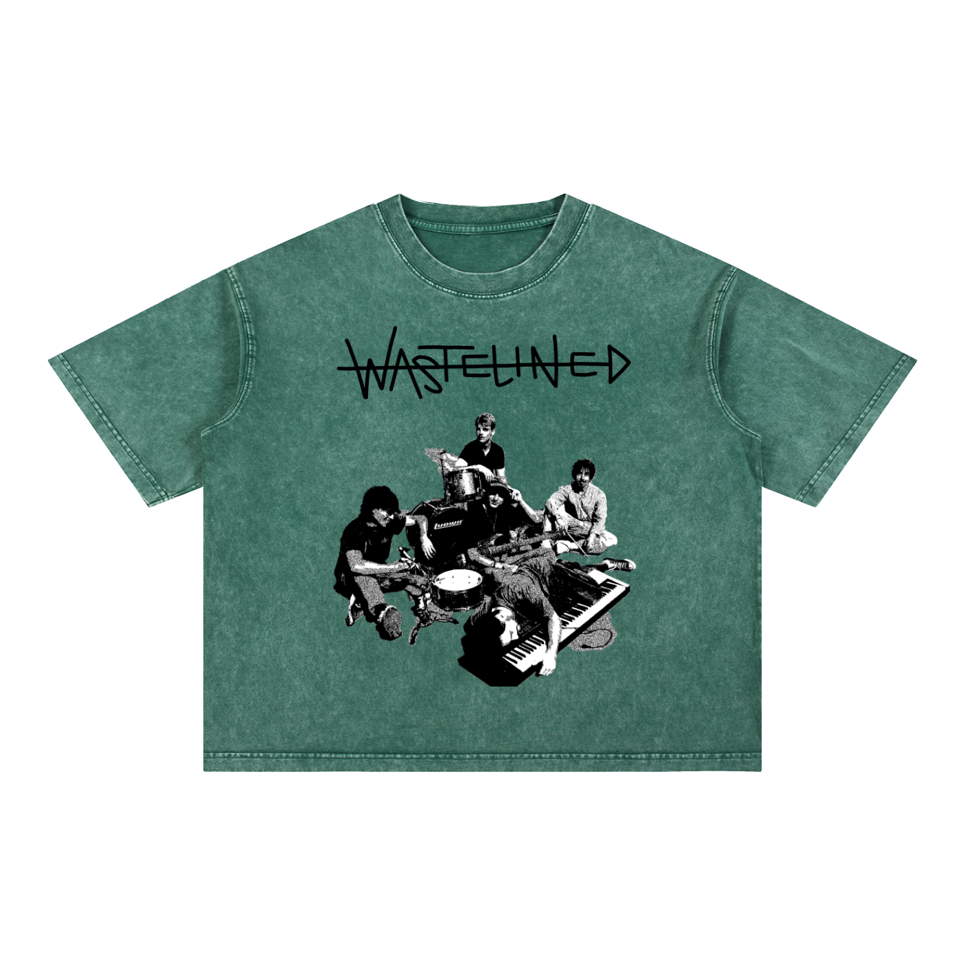 Mineral Wash Boxy Cotton T-Shirt