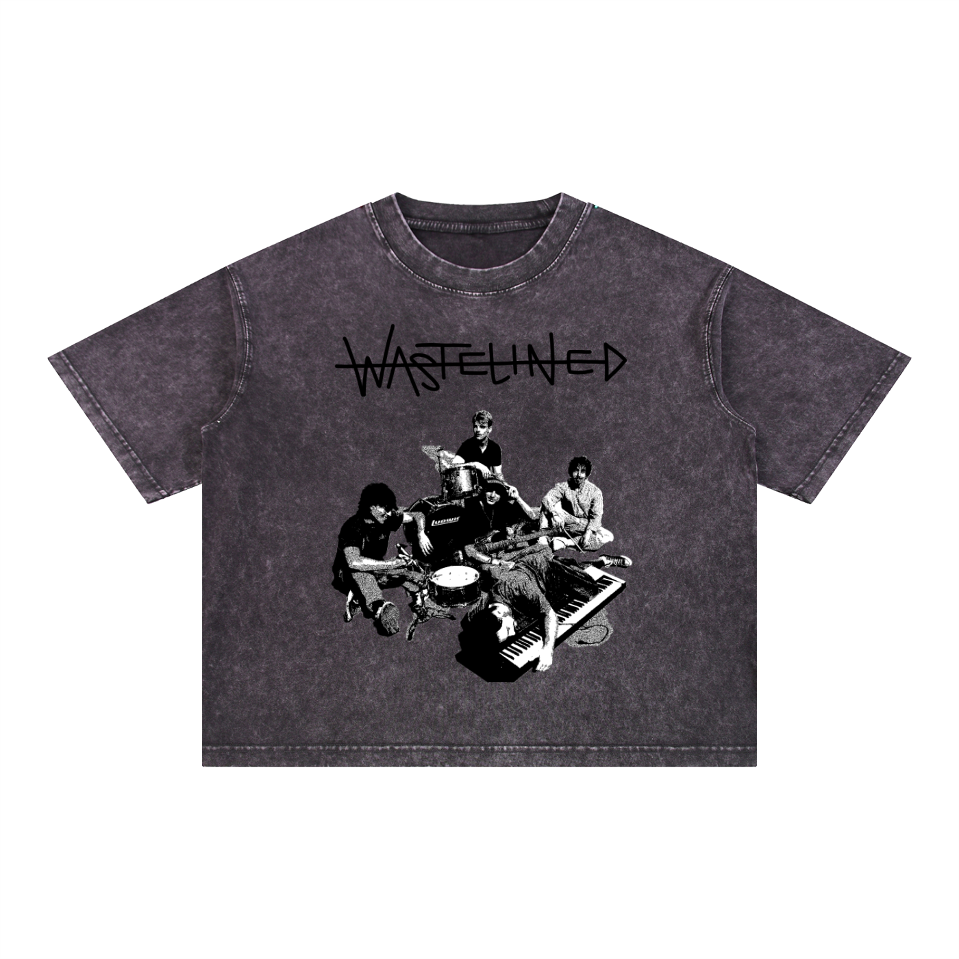 Mineral Wash Boxy Cotton T-Shirt
