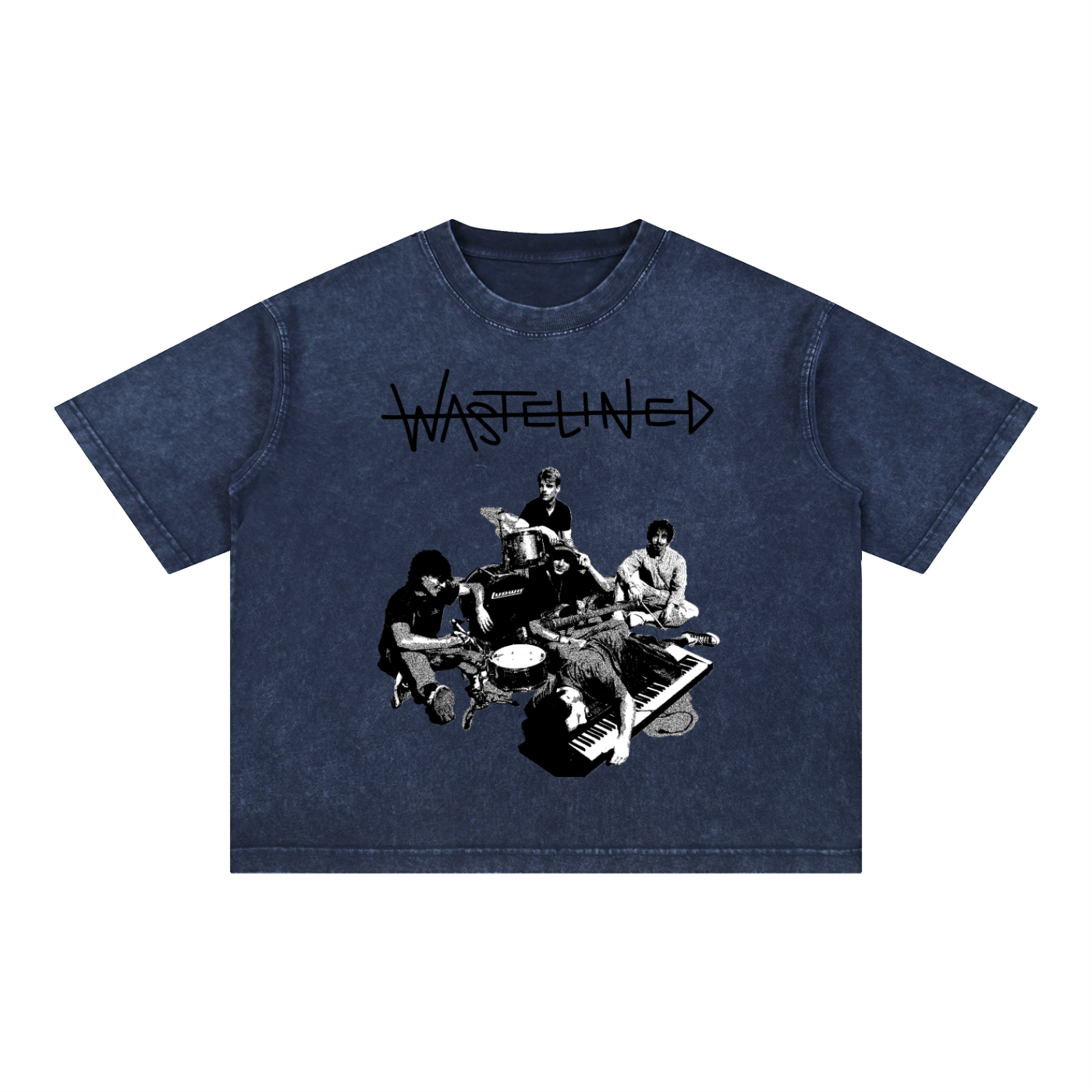 Mineral Wash Boxy Cotton T-Shirt
