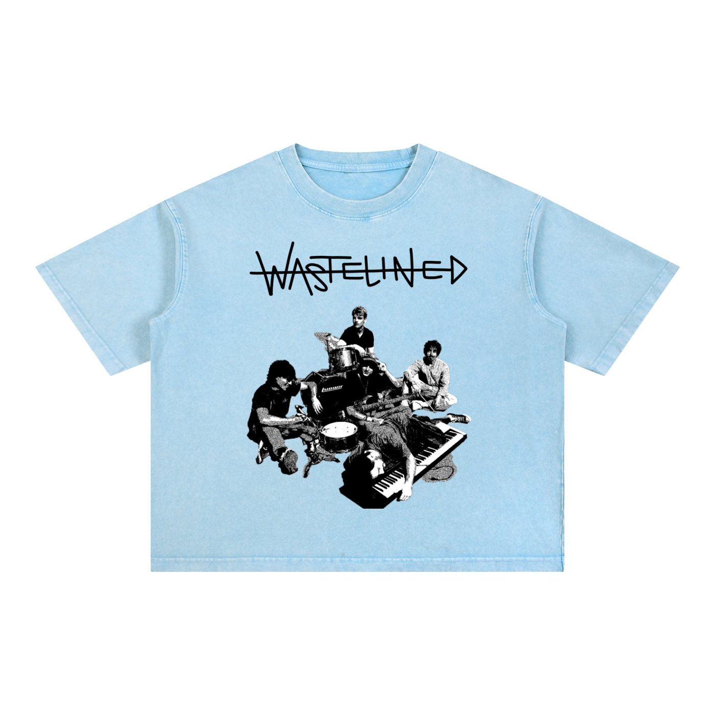 Mineral Wash Boxy Cotton T-Shirt