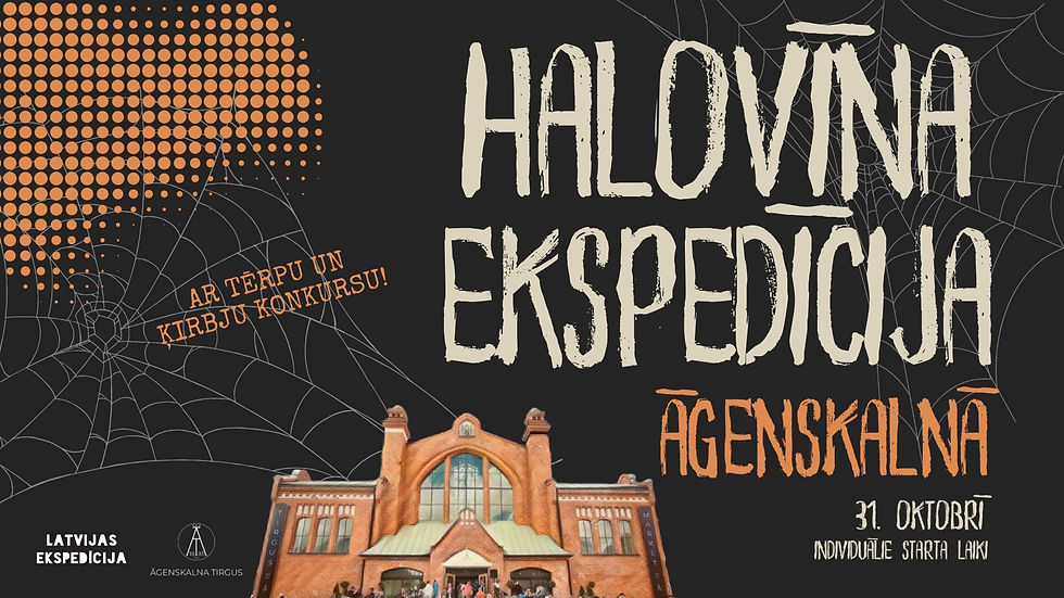 Halovīna ekspedīcija Āgenskalnā ar "Latvijas ekspedīciju"