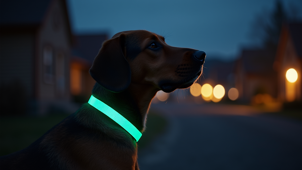 Improve Your Pet's Safety with LED Pet Collars