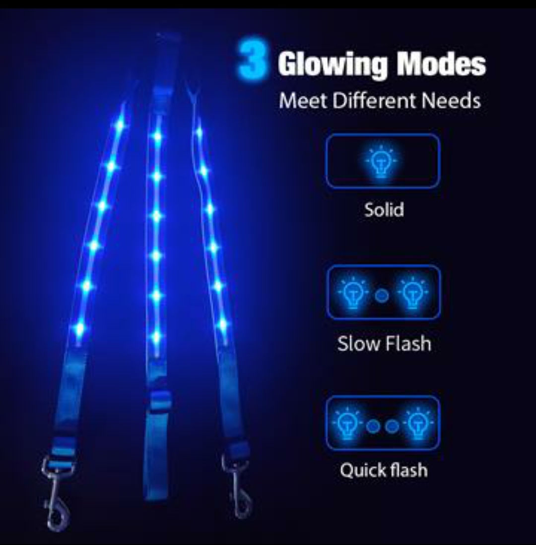 Shiny Pet Blue Leash