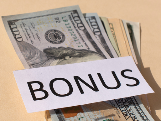 How are payroll taxes calculated and paid on bonus paychecks