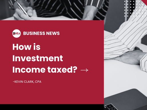 How is investment income taxed?